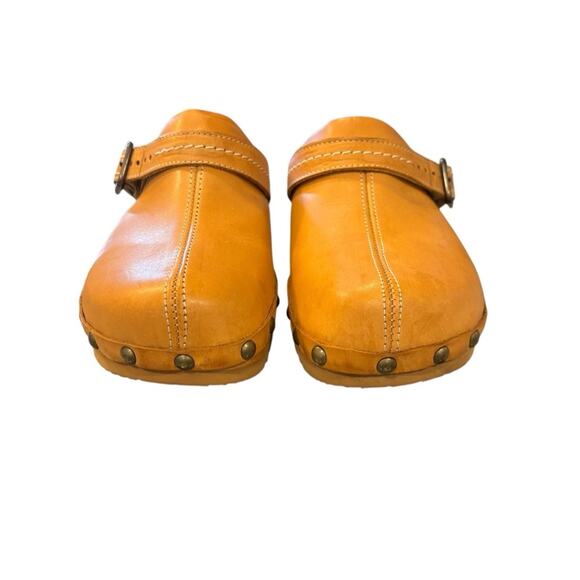 KALSØ Earth Shoe Tan Leather Shanti Clog, Women’s size 7, EU Size 37.5 - Picture 2 of 11